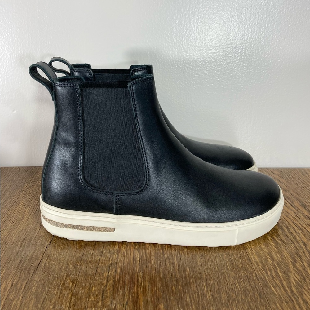 New Birkenstock Bend Chelsea Slip On Ankle Boot Women’s Size 6N Black